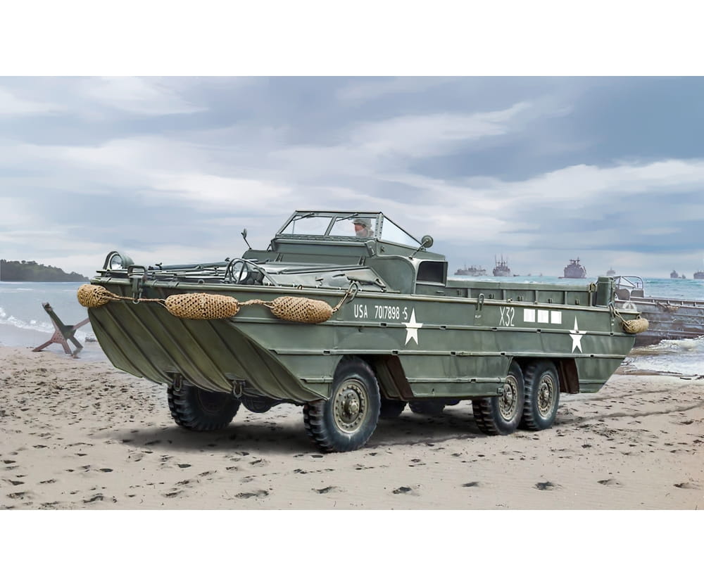 Italeri 1:72 DUKW Amphibious truck Plastik Modellbausatz