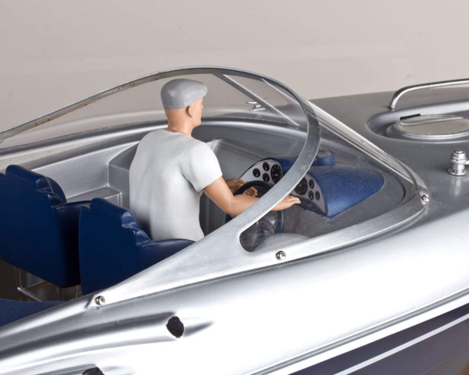 Figur Carlo 1_10 Sportboot-Fahrer 3D Resin - Modellzubehoer