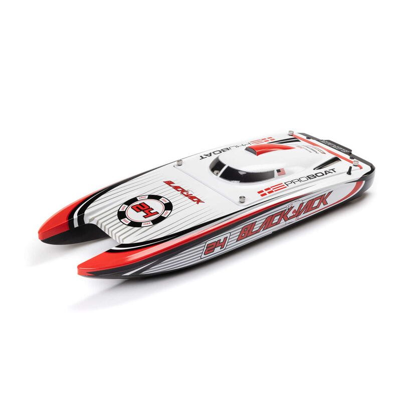 Proboat Hull and Canopy Heat Wave Visual_ Blackjack 24 - RC-Zubehoer