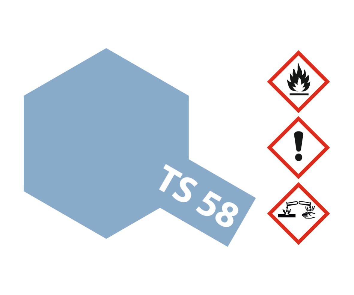 Tamiya TS-58 Hellblau Perleffekt glänzend