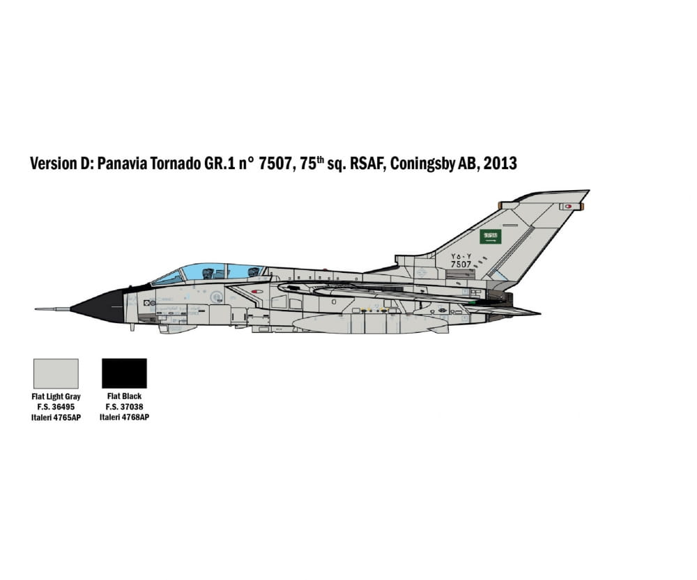 Modellbausatz Italeri Tornado GR.1_IDS im Massstab 1_48 aus dem Golfkrieg_