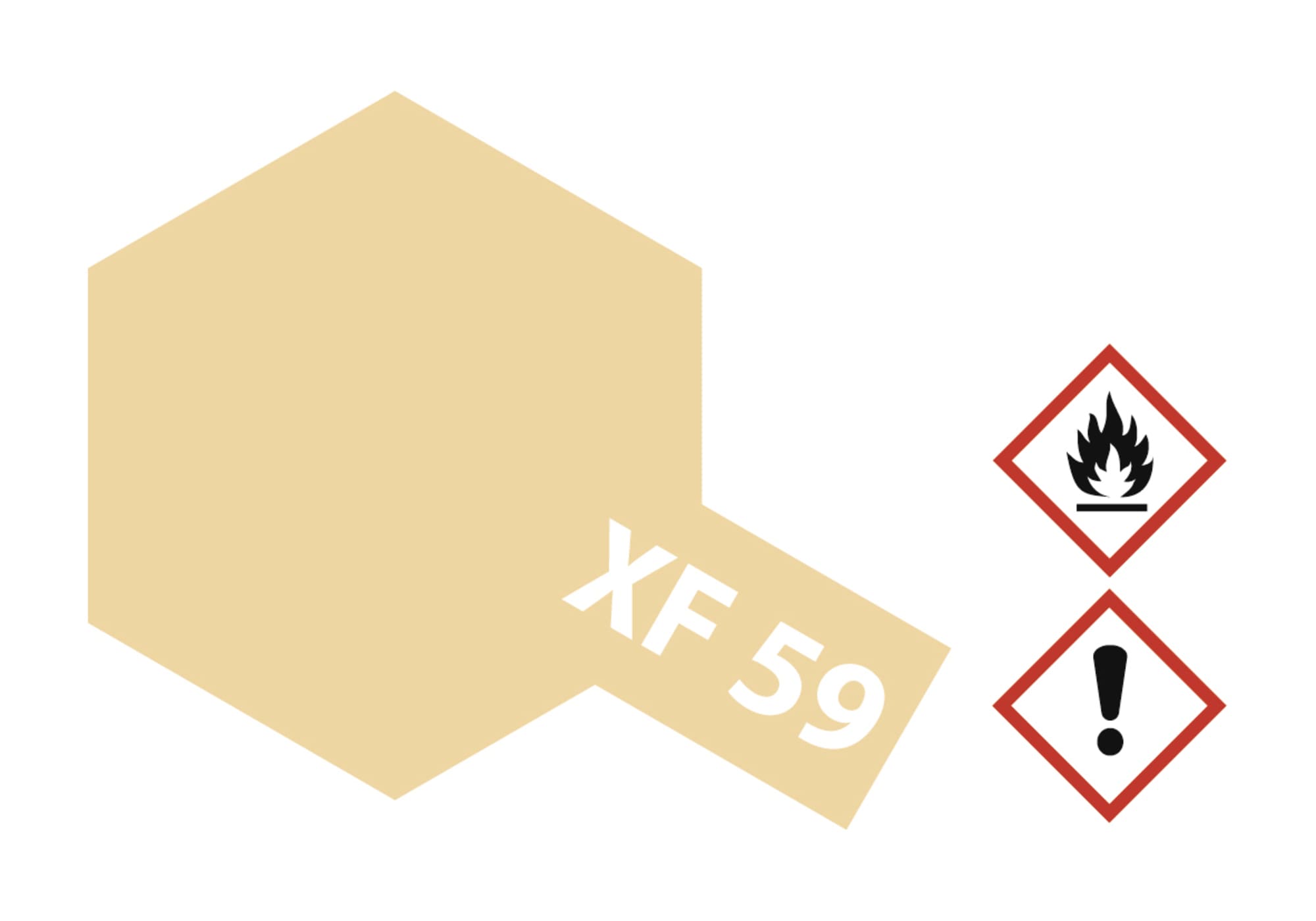 Tamiya Acrylfarbe XF59, XF-59 Wüstengelb matt 23ml