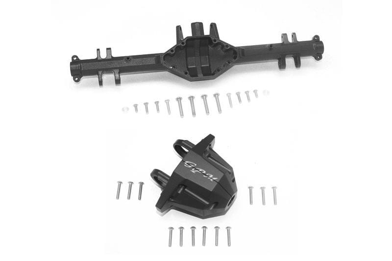GPM Alu Achsen u. Kardangehaeuse hinten schwarz fuer Traxxas UDR - RC-Zubehoer