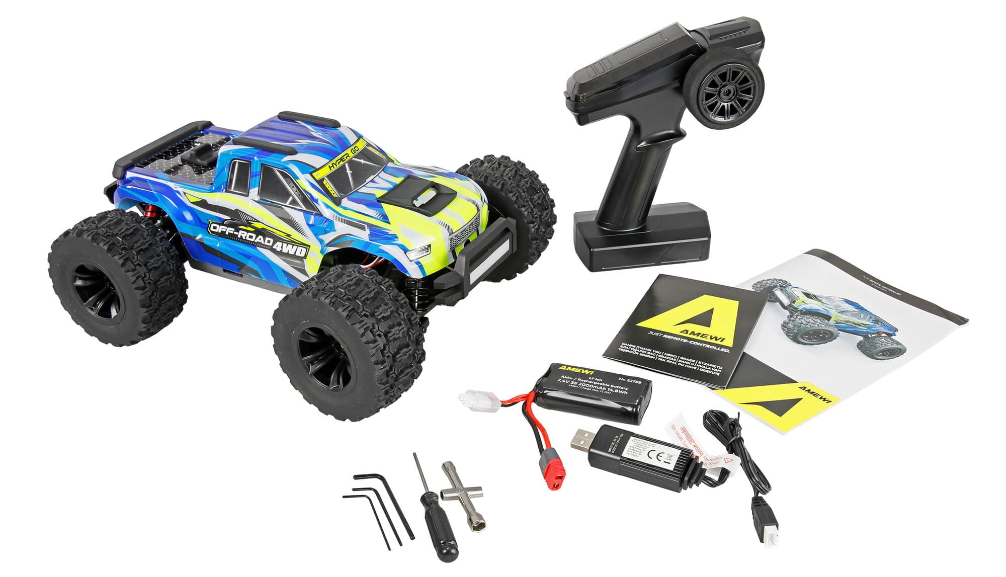 Amewi Hyper GO MTX14 RC Monstertruck brushless 4WD 1_14 RTR - Art_-Nr. 22759