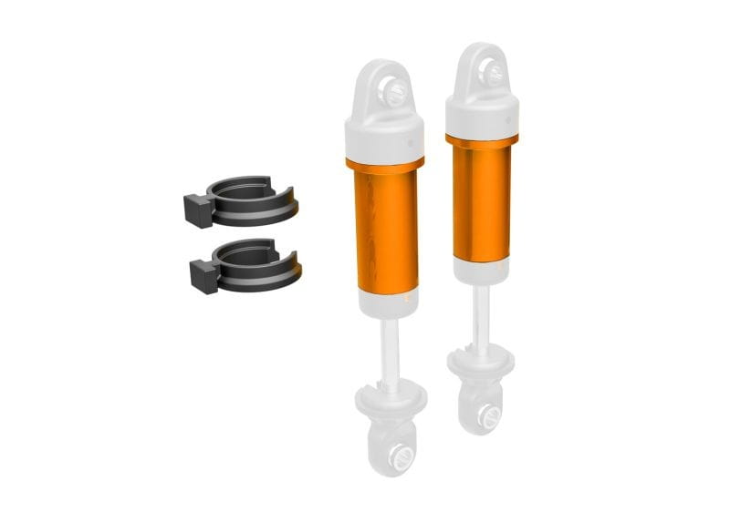 Traxxas Daempfergehaeuse orange _2_ Alu TRX-4M - RC-Zubehoer