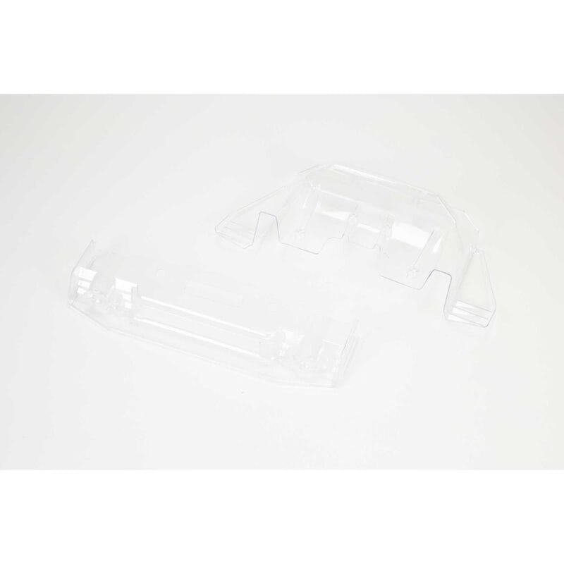 Arrma FELONY 6S Trimmed Splitter And Diffuser (Clear)
