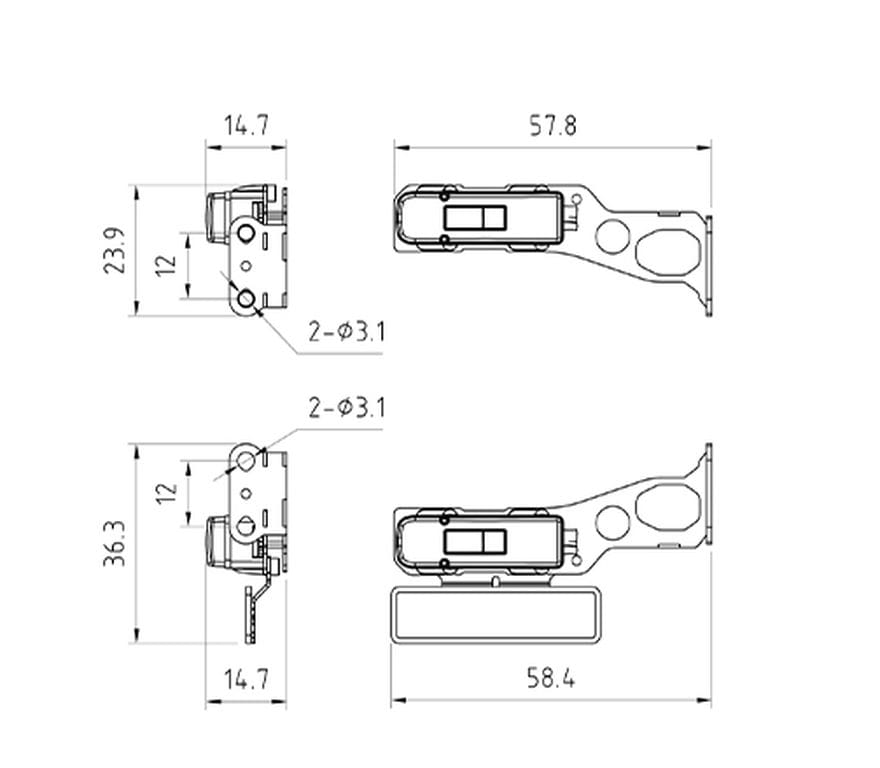 Lesu 1:14 Rückleuchten für VOLVO mit LED und Halter v1 Lesu 1_14 Rueckleuchten fuer VOLVO mit LED und Halter v1 - RC-Zubehoer