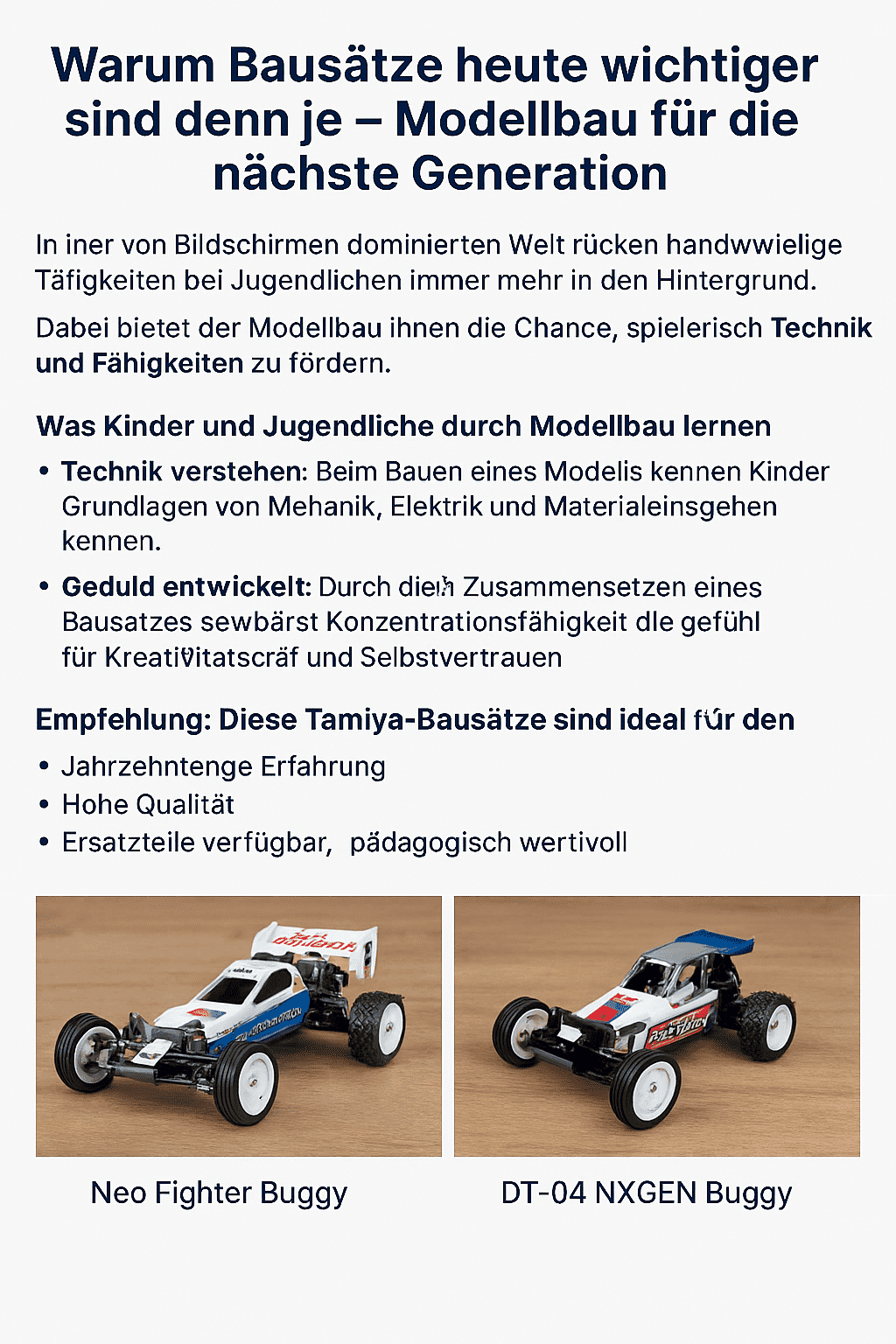 Tamiya Logo - Einsteigerfreundliche RC-Bausätze