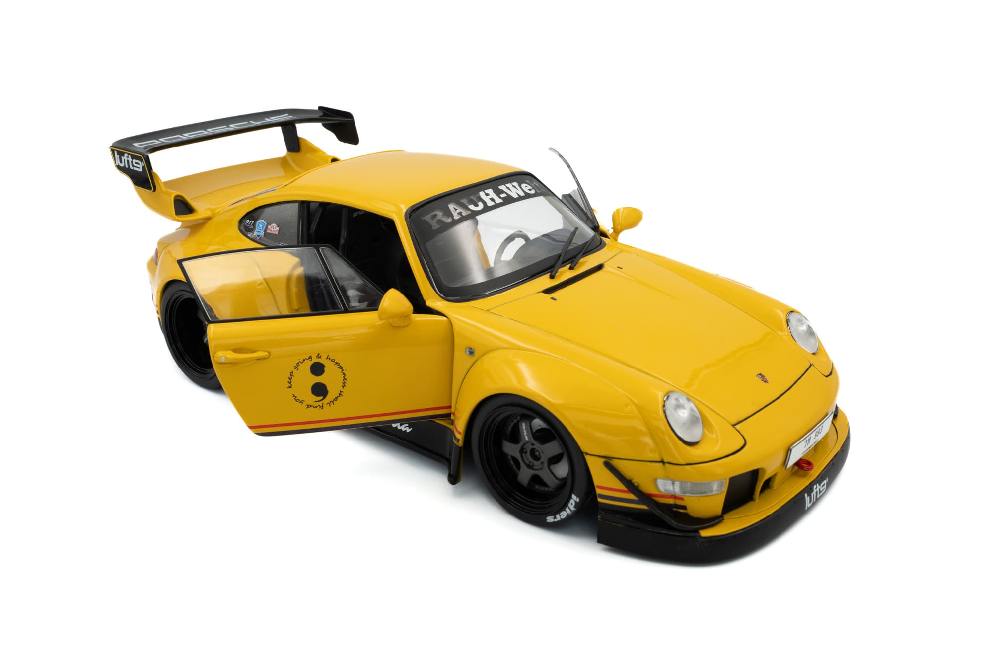 Solido RWB BODYKIT Cinderella Yellow Modellauto 1_18
