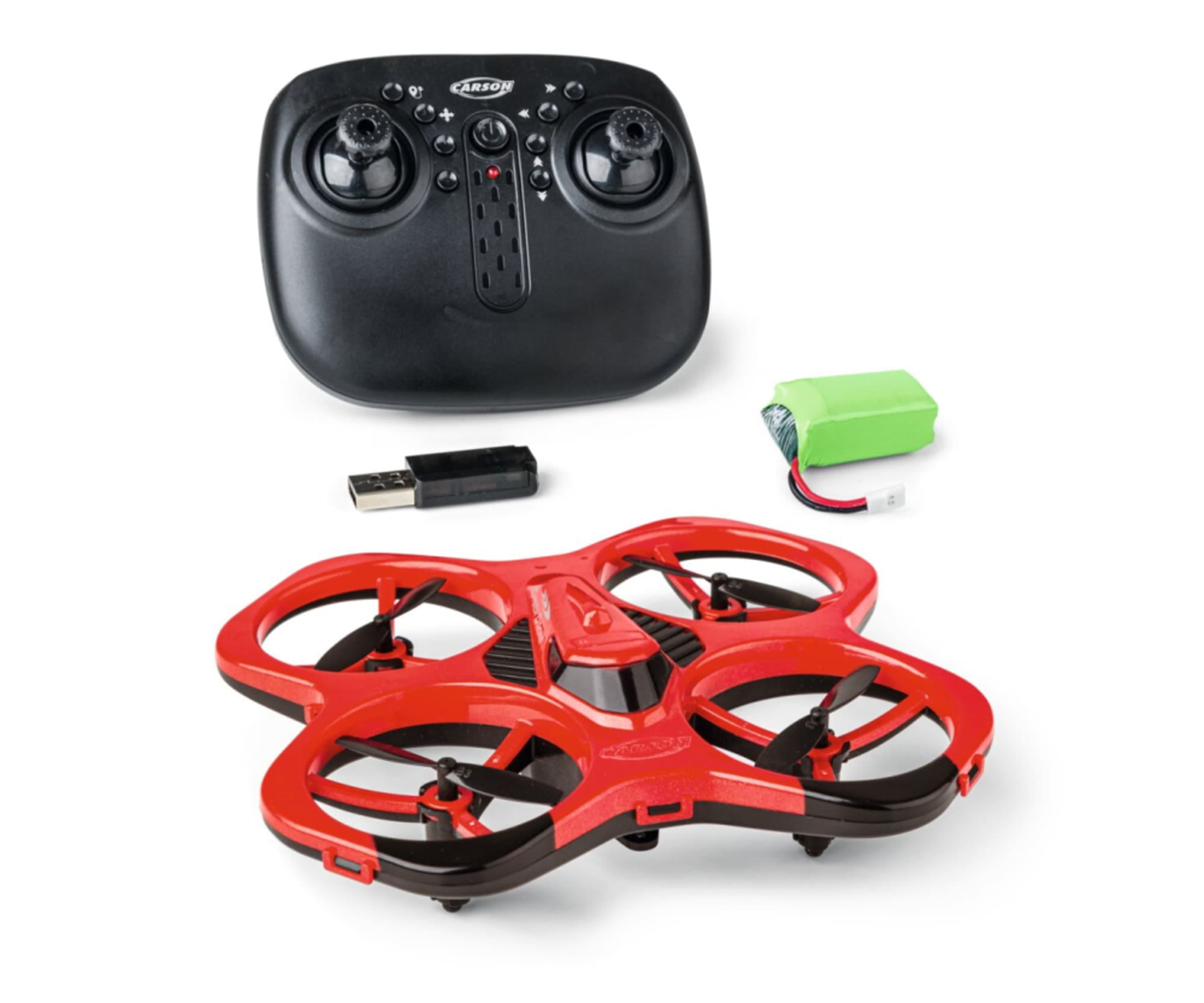 Carson RC Spielzeug Cyber Drone IR RTF rot - Carson RC Elektronik