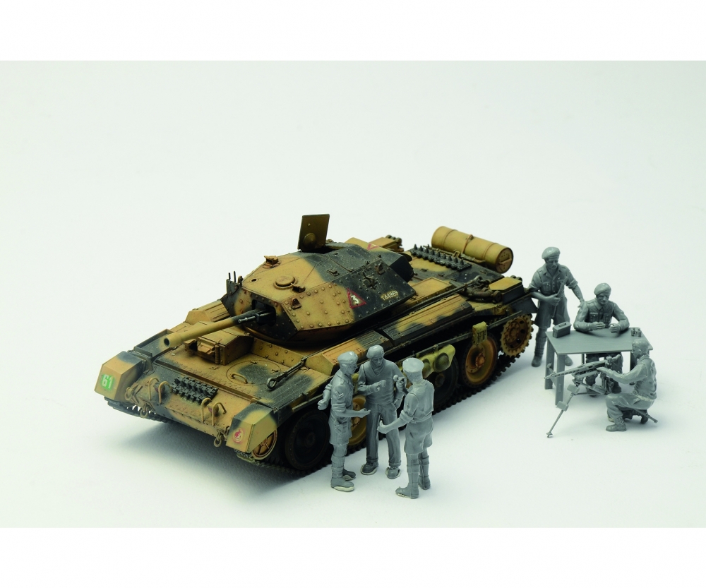 Italeri 1:35 Brit. Crusader Mk.III m. Besatzung