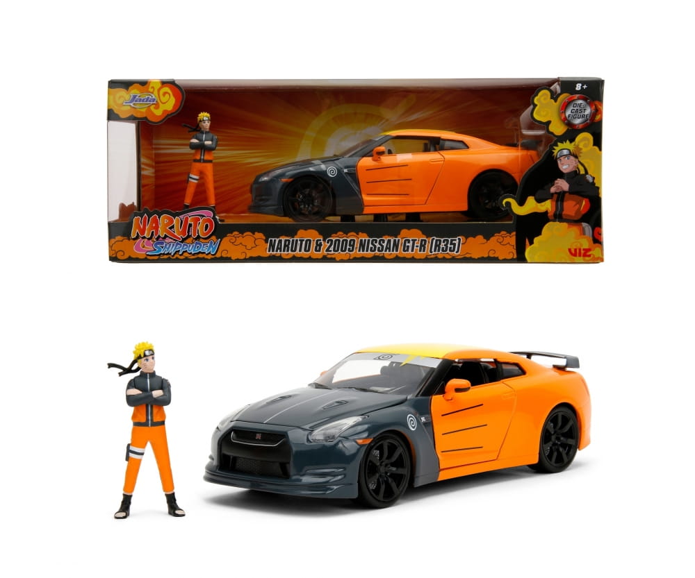 Jada Naruto 2009 Nissan GT-R 1:24 Modellauto