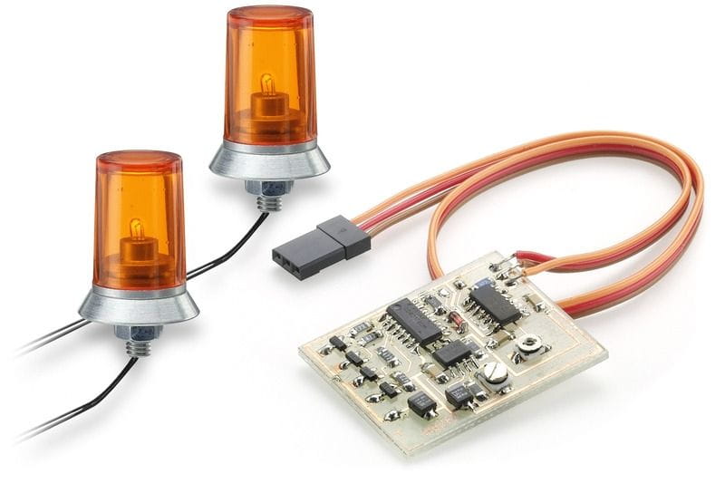 Carson 1:14 Truck - LKW Rundumleuchte orange mit Elek. Carson 1:14 Truck - LKW Rundumleuchte orange mit Elek.