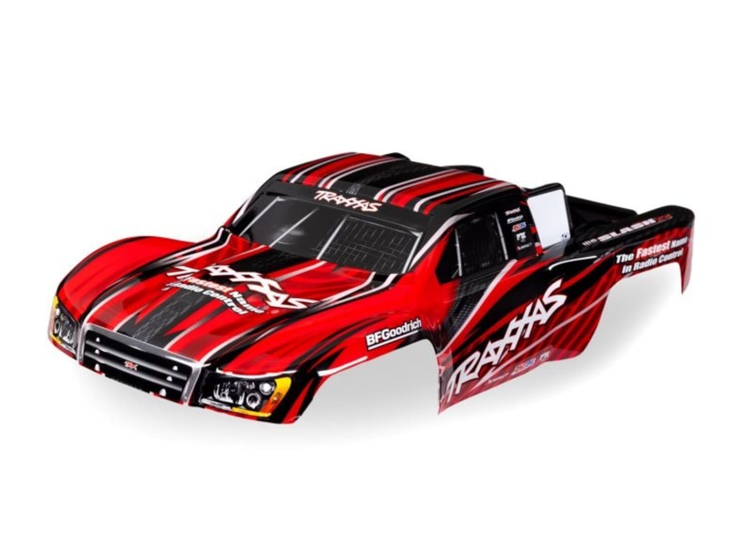 Traxxas Karosserie 1_16 Slash 4X4 rot mit Aufkleber - RC-Zubehoer