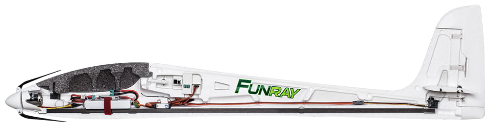 Multiplex RC Flugzeug Elektro Segler FUNRAY RR Set 2000mm