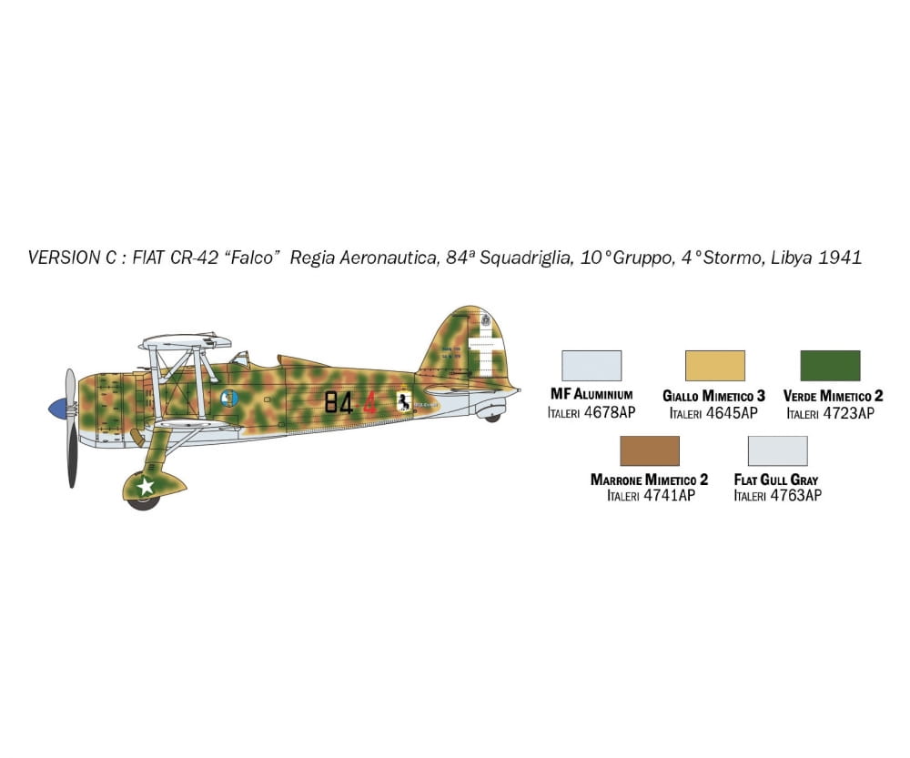 Italeri 1:72 Fiat CR.42 Falco