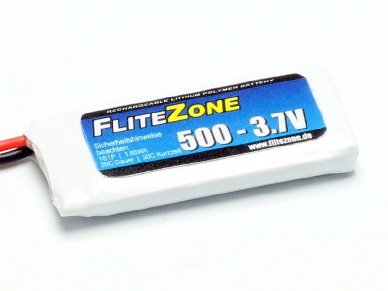 FliteZone LiPo Akku FliteZone 500 - 3,7V (MOLEX 51005) FliteZone LiPo Akku FliteZone 500 - 3_7V _MOLEX 51005_ - RC-Zubehoer
