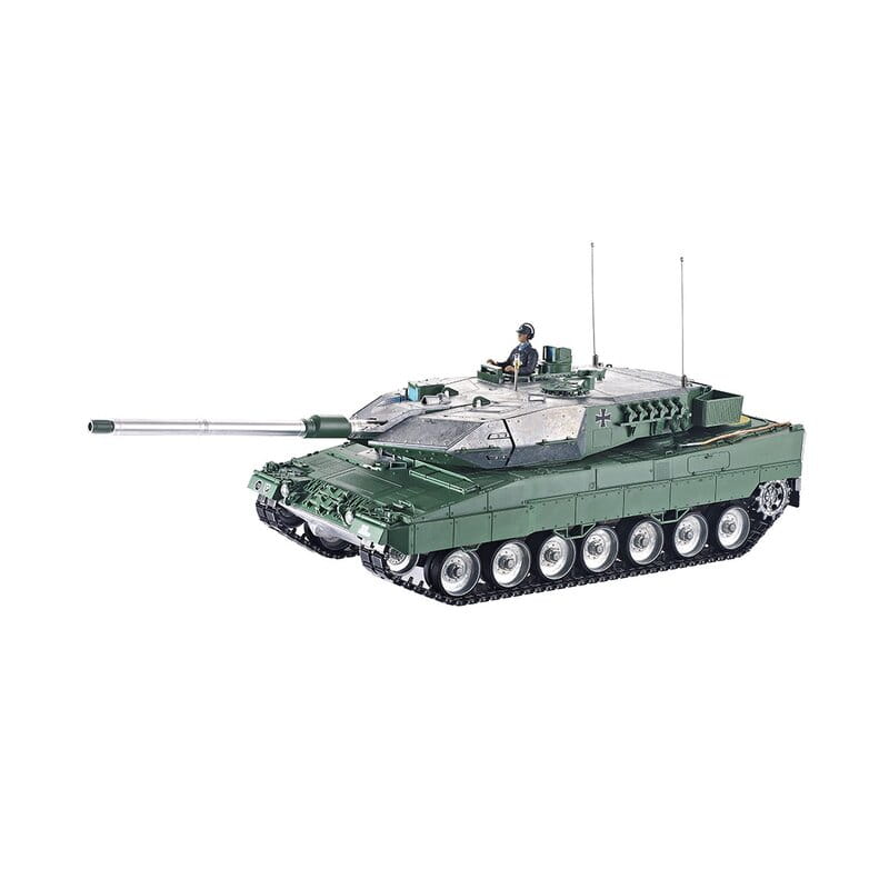 Leopard 2A6 RC Panzer Modell 1_16 in Metallausfuehrung Leopard 2A6 RC Panzer Bausatz 1 zu 16 aus Metall
