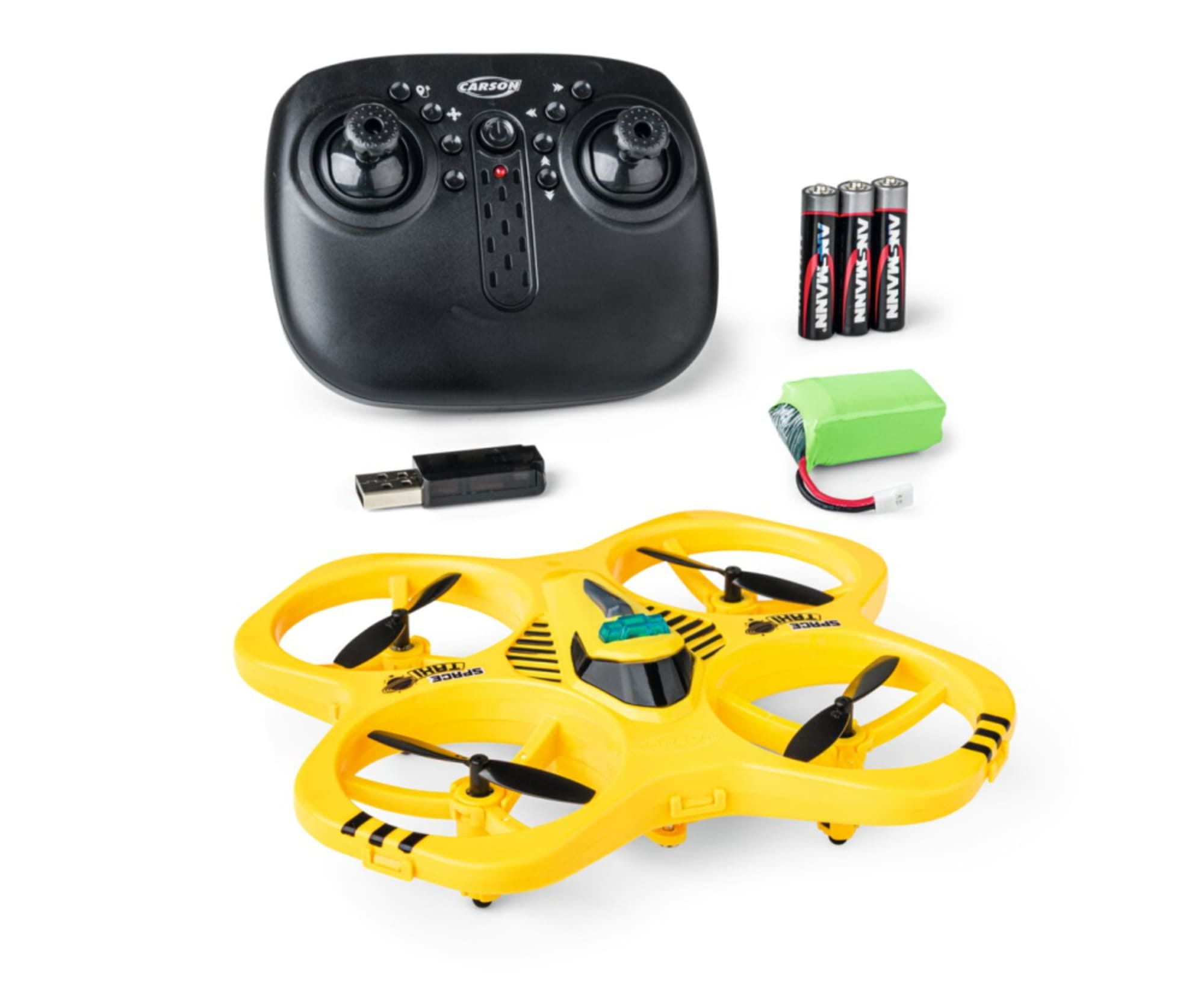 Carson RC Spielzeug Cyber Drone Space Taxi 2_4 GHz 100% RTF - ferngesteuertes RC Modell