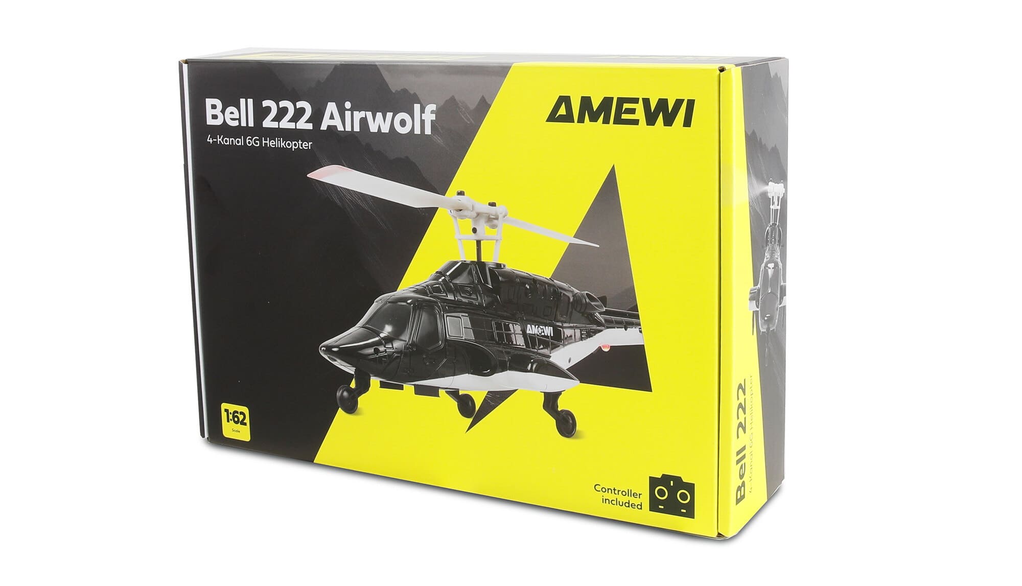 Amewi Bell 222 Airwolf RC Helikopter 4-Kanal 6G RTF