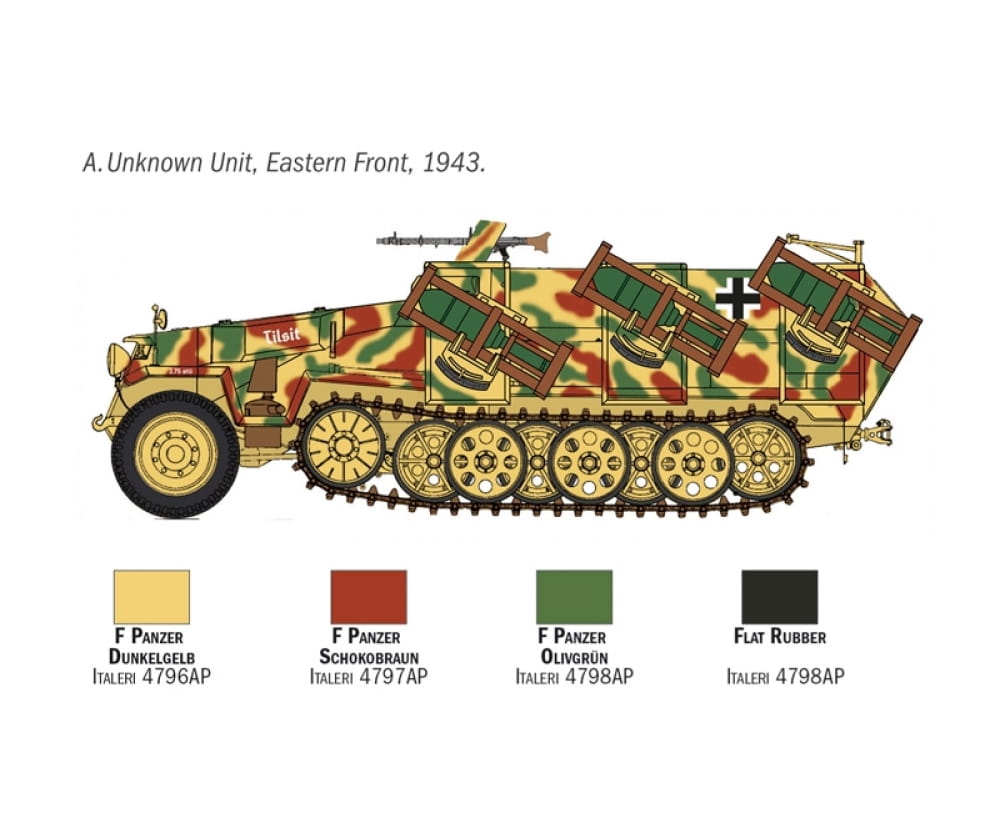 Italeri 1:72 Sd.Kfz. 251/1 "Stuka Zu Fuss"