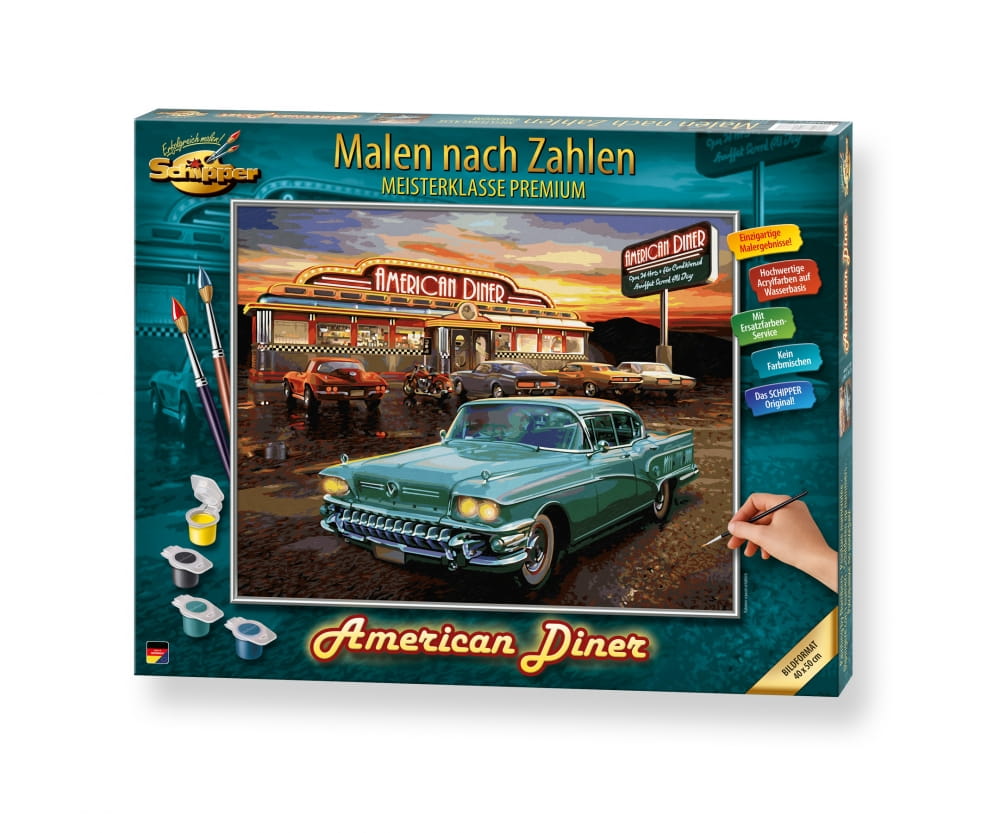 Schipper Malen nach Zahlen - American Diner 40x50