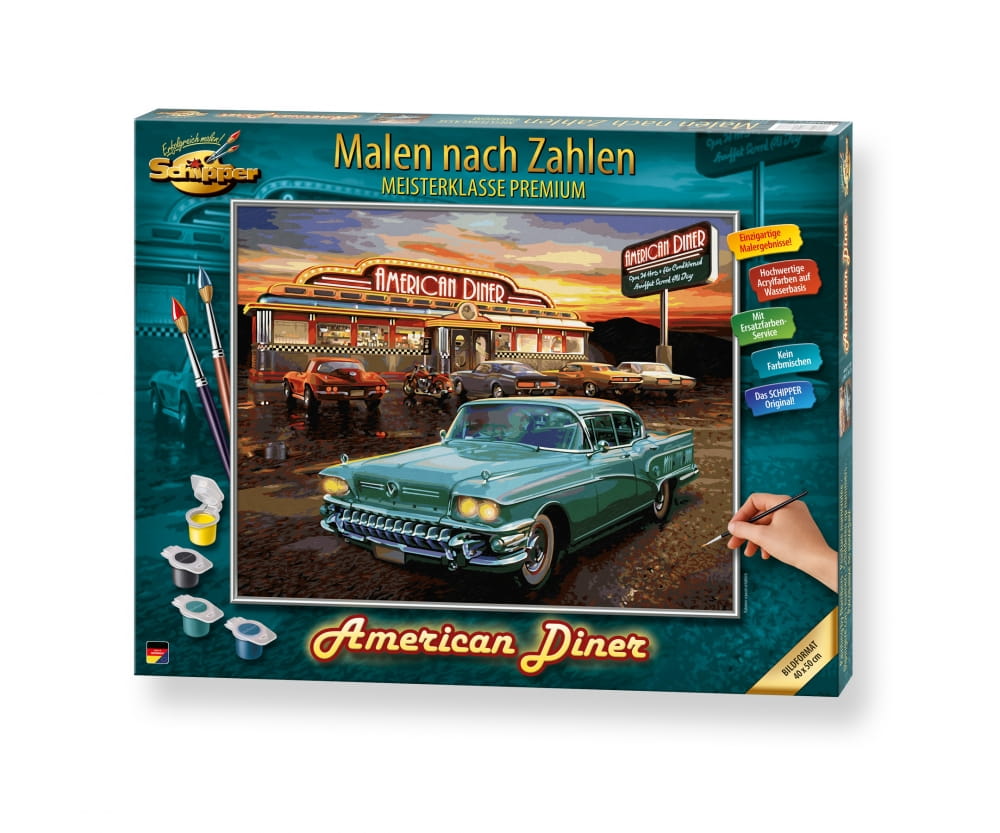Schipper Malen nach Zahlen - American Diner 40x50 Schipper Malen nach Zahlen - American Diner 40x50