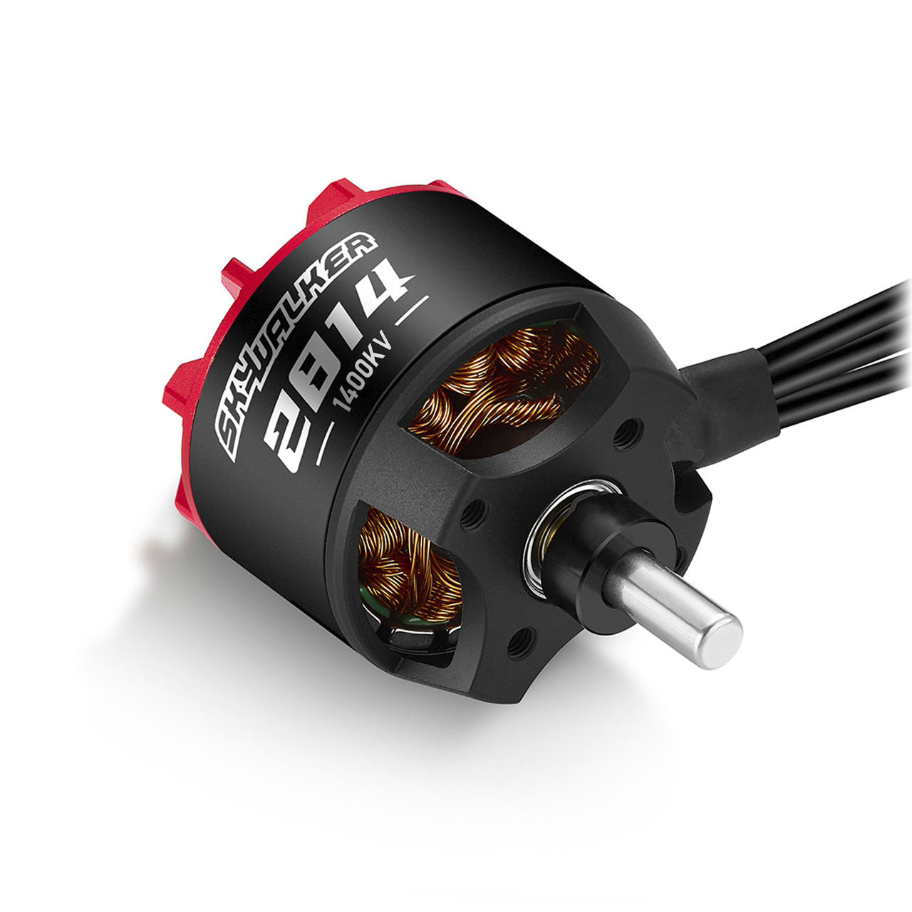 Hobbywing SkyWalker Brushless Motor 2814SL-1400KV-BLACK-G1-HW - RC-Zubehoer