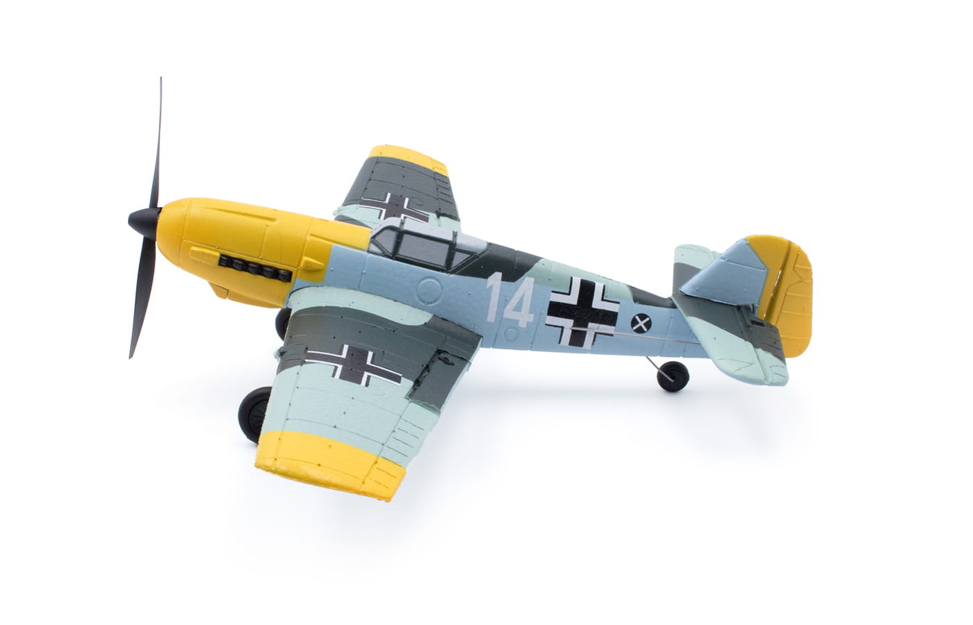 Modster mdx-bf-109-e-messerschmitt-rc-flugzeug-rtf-inkl-6-achs-flu