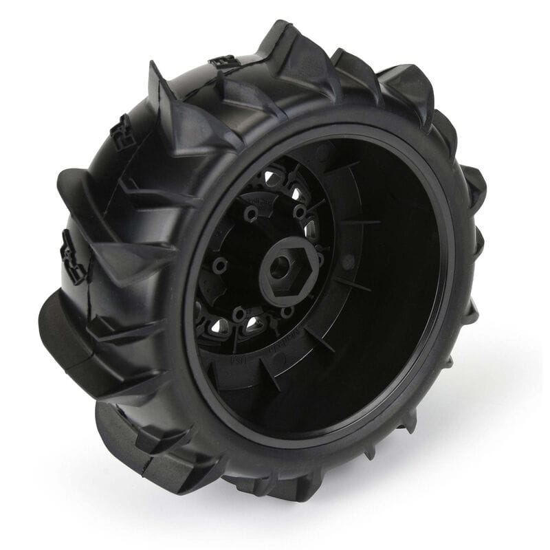 Proline Short Course Reifen Dumont Paddle 2.2/3.0 MTD Raid Blk F/R 2St.