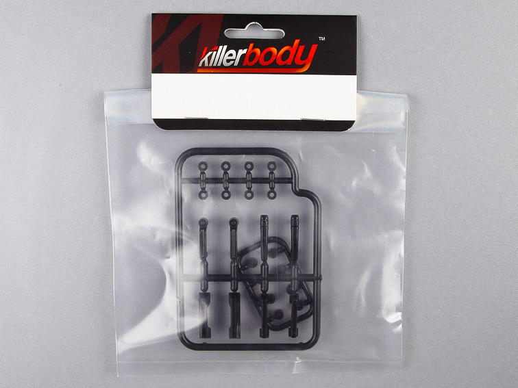 Killerbody Türgriffe Set, schwarz Kunststoff