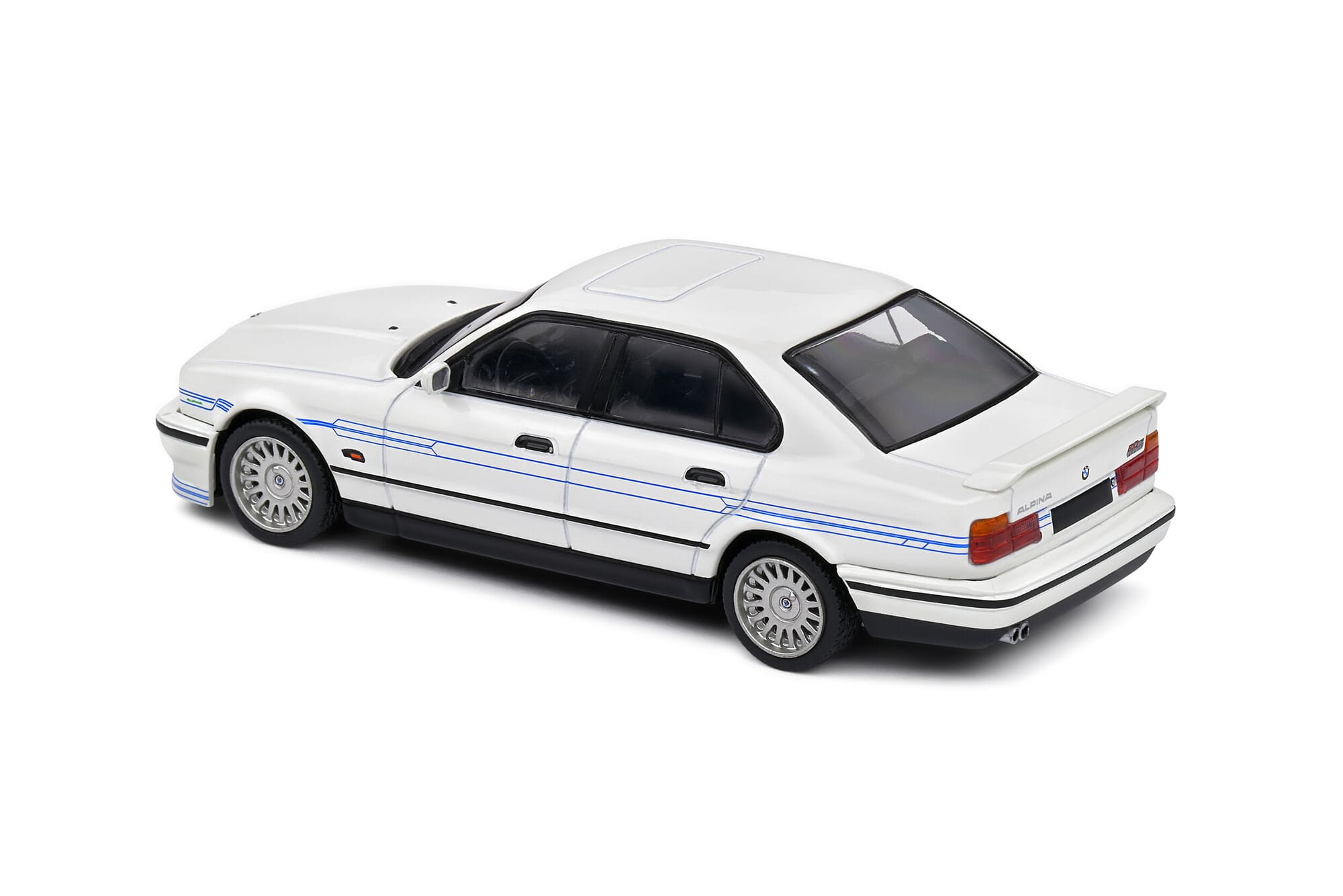 Solido Alpina B10 E34 1994 Weiss Standmodellauto im Massstab 1_43