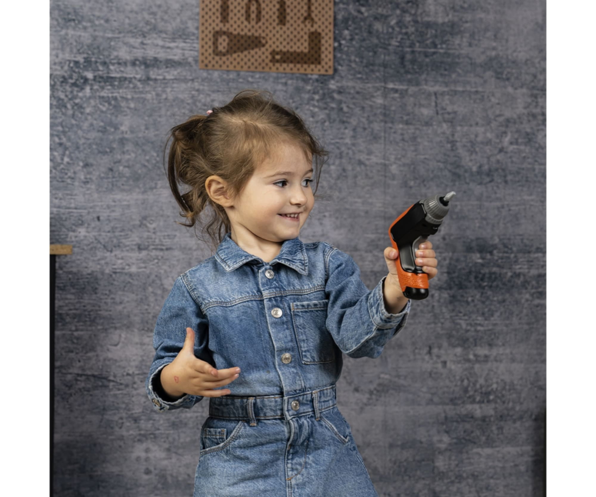 Smoby Black_Decker Werkbank mit Kran