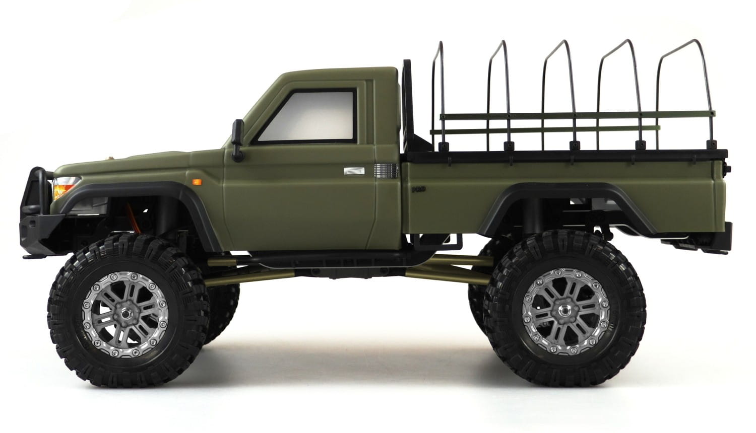 Amewi RC Scale Crawler AMXRock RCX10PS Pick-Up 1:10, RTR Militär grün