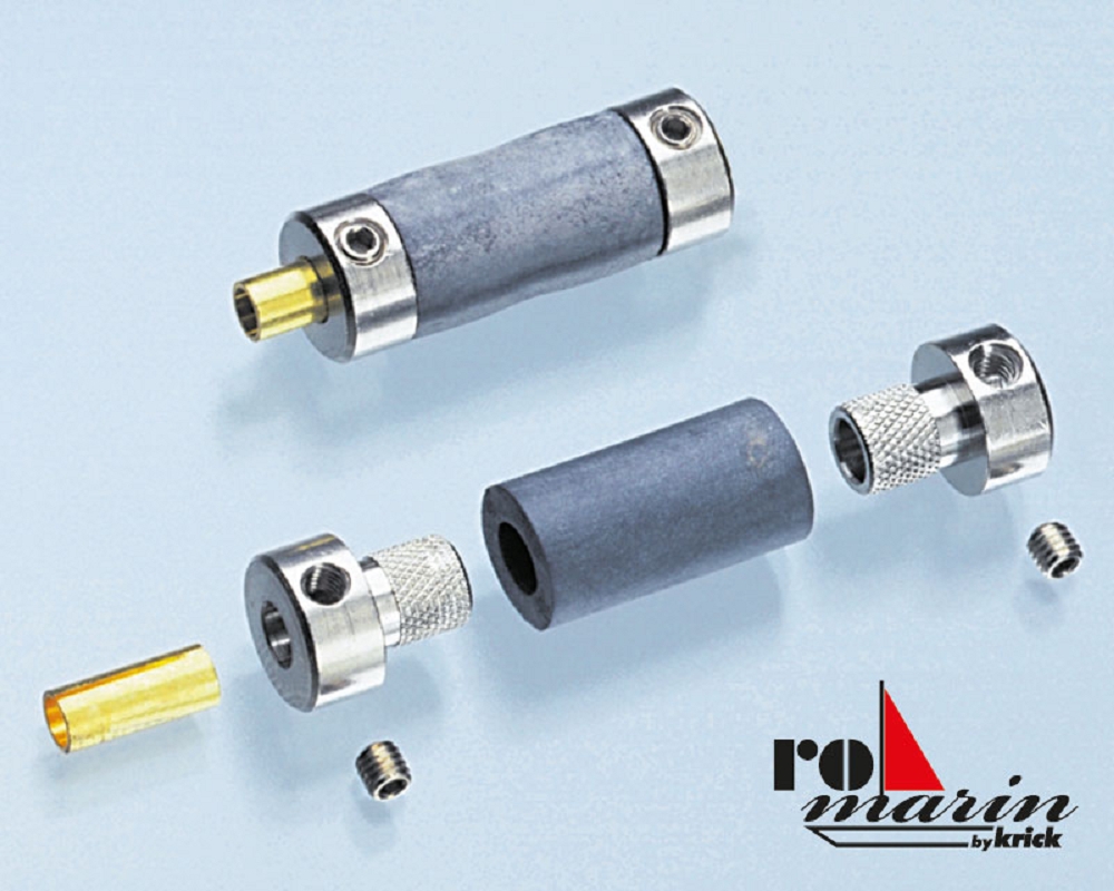 Romarin Elastik Schiffs-Kupplung 3,2/4 auf 4 mm