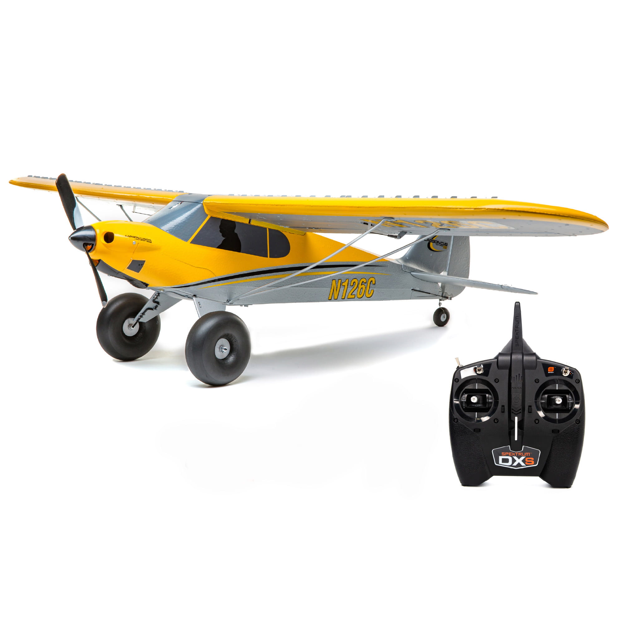 HobbyZone Carbon Cub S 2 RTF Basic RC Flugzeug mit SAFE