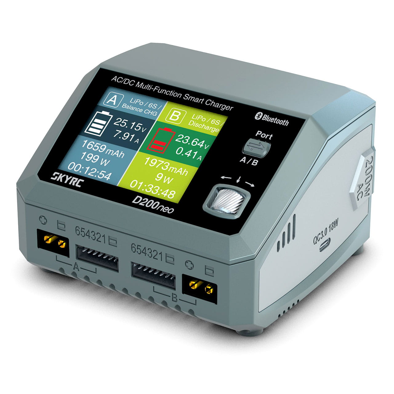 SkyRC Ladegerät D200 Neo LiPo 1-6s 20A 200W AC SkyRC Ladegerät D200 Neo LiPo 1-6s 20A 200W AC