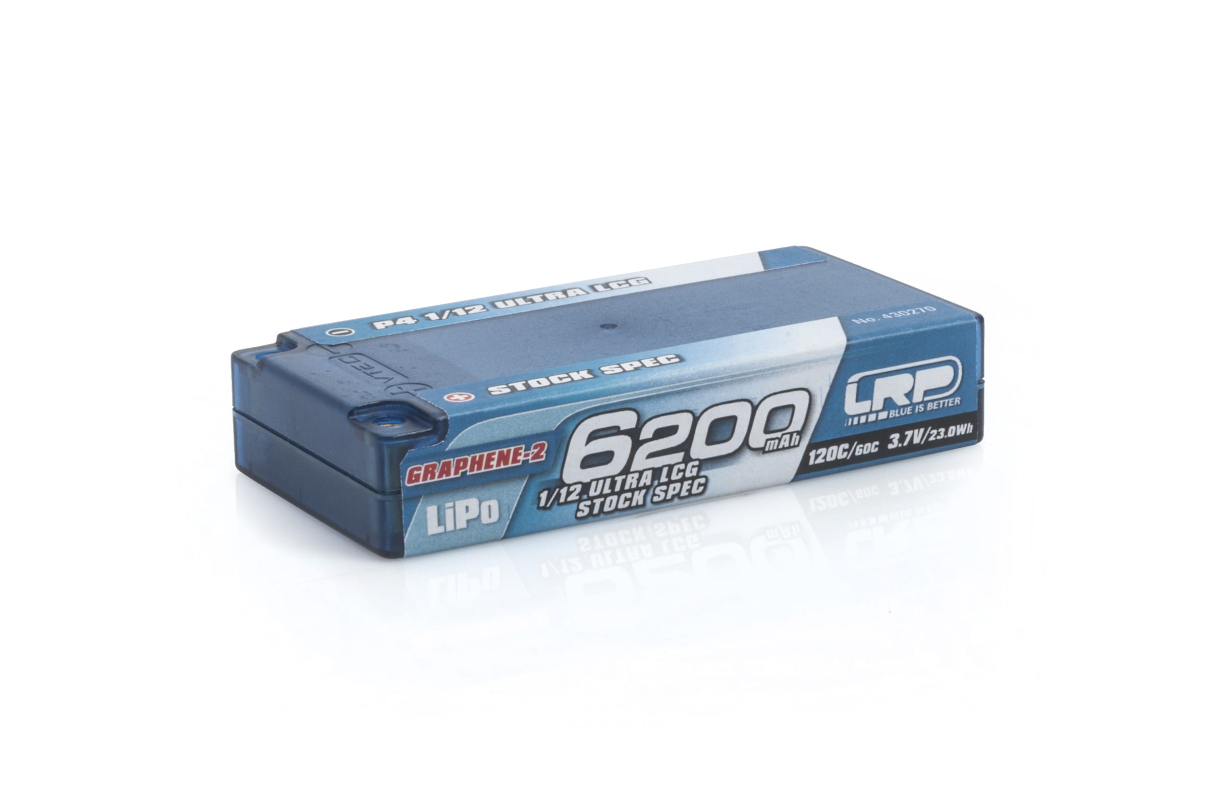 LRP Lipo Akku 3,7V P4 1:12 Ultra LCG Stock Spec GRAPHENE-2 6200mAh Hardcase Akku 120C/60C