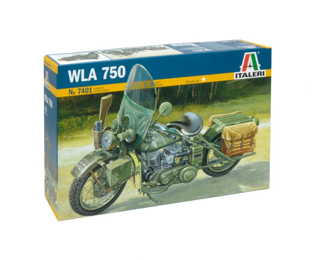 Italeri 1:9 WLA 750 US Military Motorcycles
