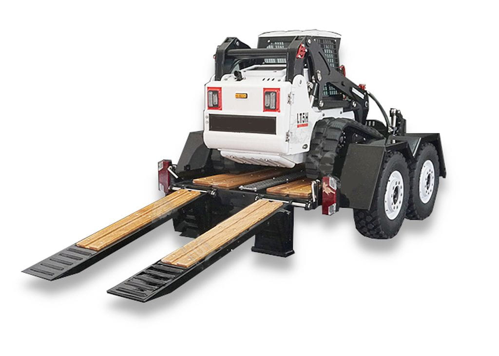 Lesu 1_14 Anhaenger fuer LKW zum Kompaktlader-Transport - RC-Zubehoer