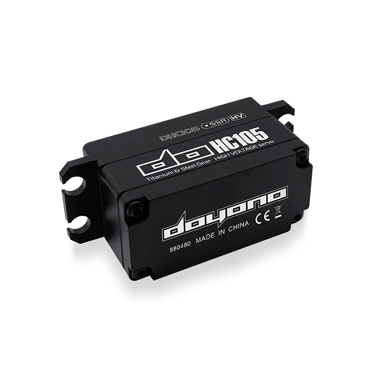 Doyono Coreless Servo HV Low Profile CNC Alugehäuse 26.0kg/0.009sec