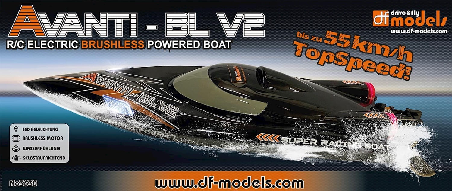 df models rc speed boot avanti brushless v2