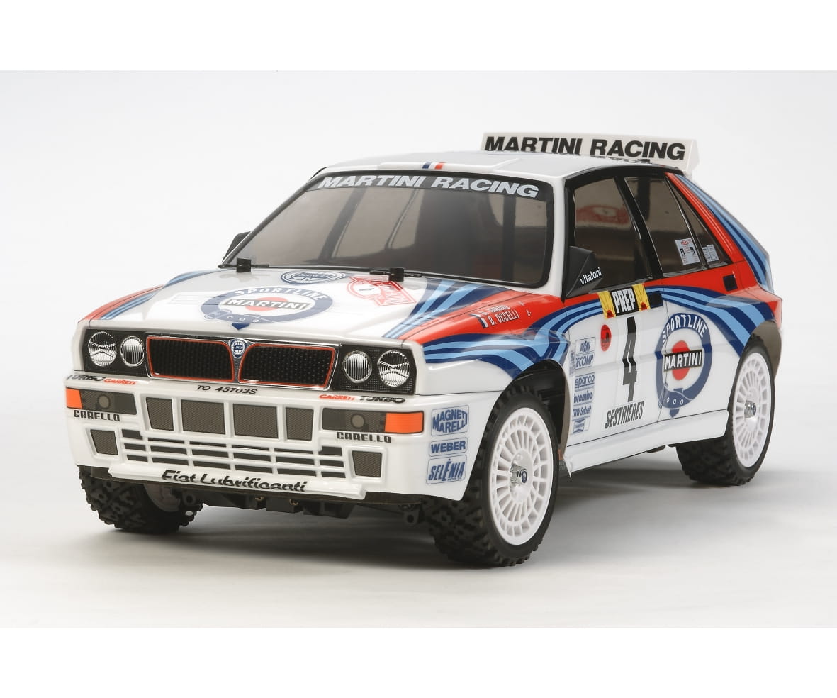 tamiya rc glattbahner lancia delta hf bausatz