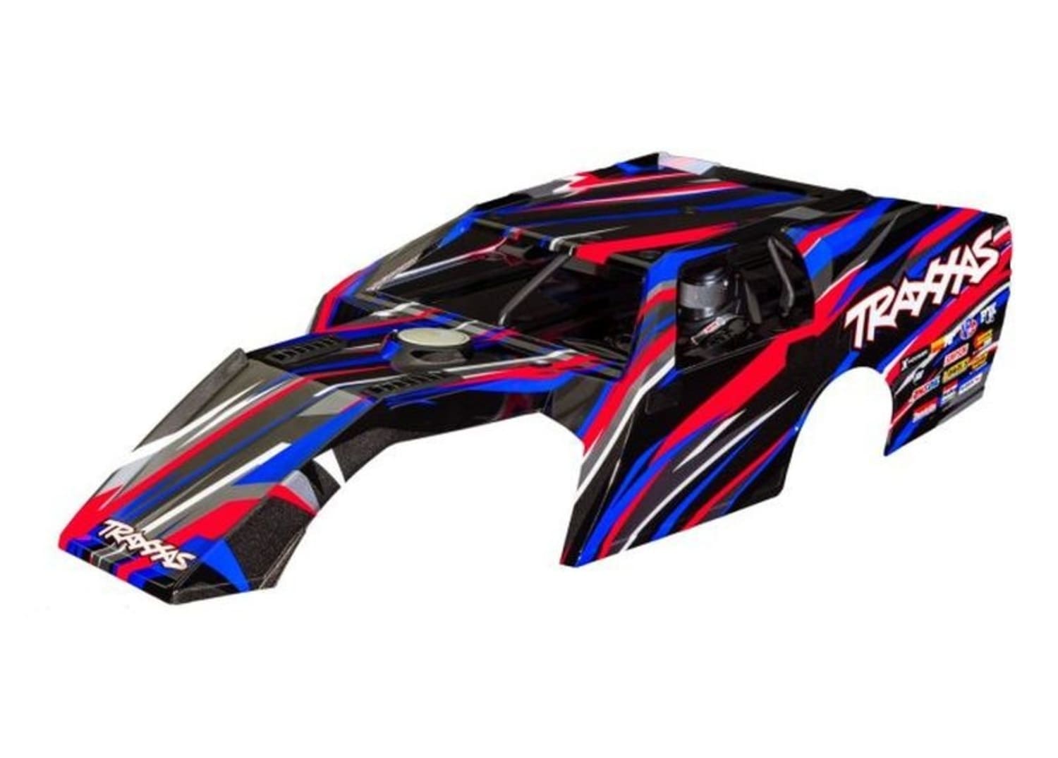 Traxxas Karosserie Slash Modified komplett rot - RC-Zubehoer
