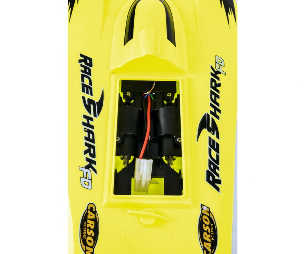 Carson RC Boot Race Shark FD 2.4G 100% RTR gelb