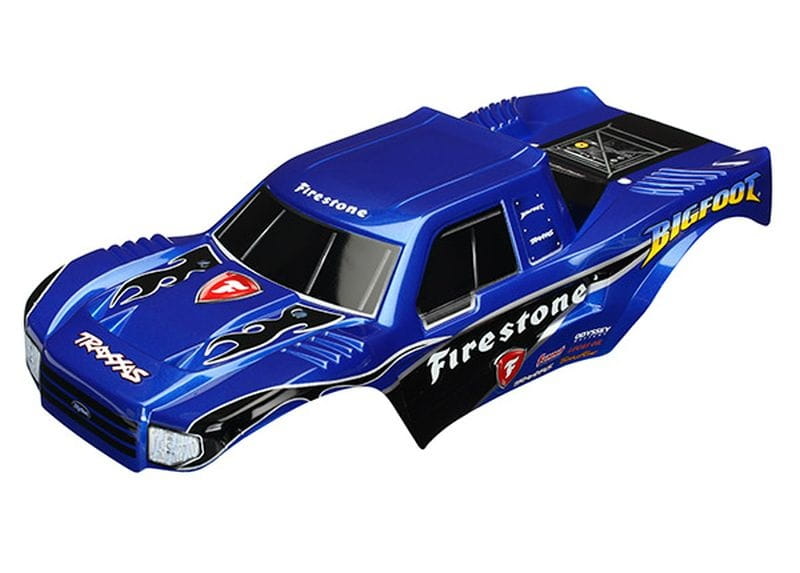 Traxxas Karosserie BIGFOOT Firestone lackiert _ Aufkleber - RC-Zubehoer