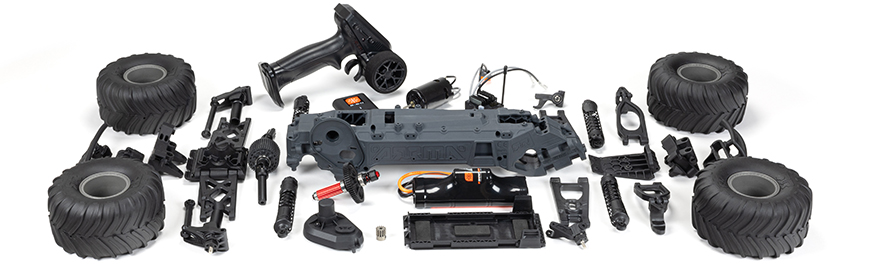 ARRMA Gorgon MT RTA 1_10 Monster Truck mit Akku arrma gorgon MT 2WD RTA-Bausatz mit Akku und Ladegeraet