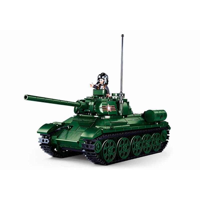 Sluban Bausteine Set T-34/85 Kampfpanzer grün