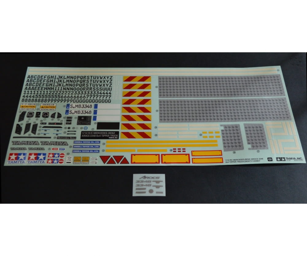 Tamiya Aufkleber MB AROCS Hinterkipper 56357 - RC-Zubehoer