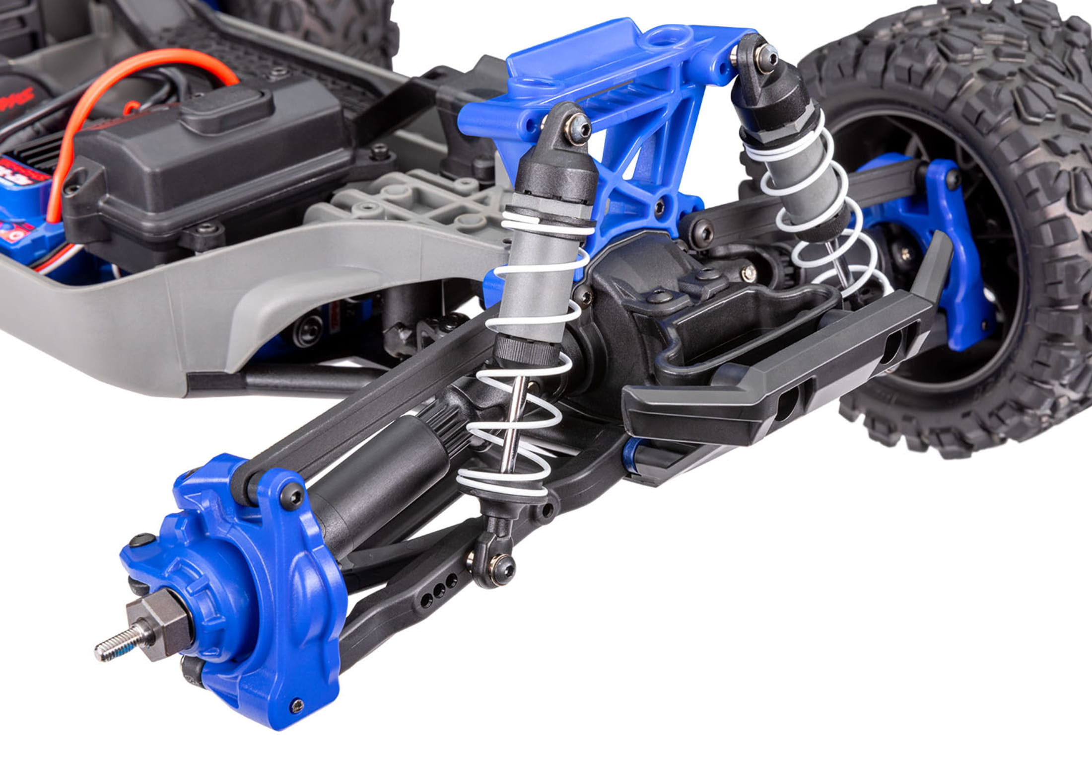 traxxas rustler blau rtr brushless